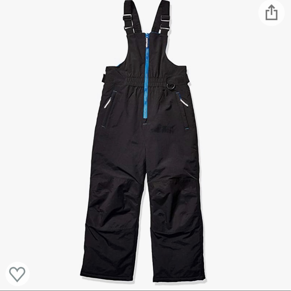 Amazon Essentials 3T Black Snow Bib